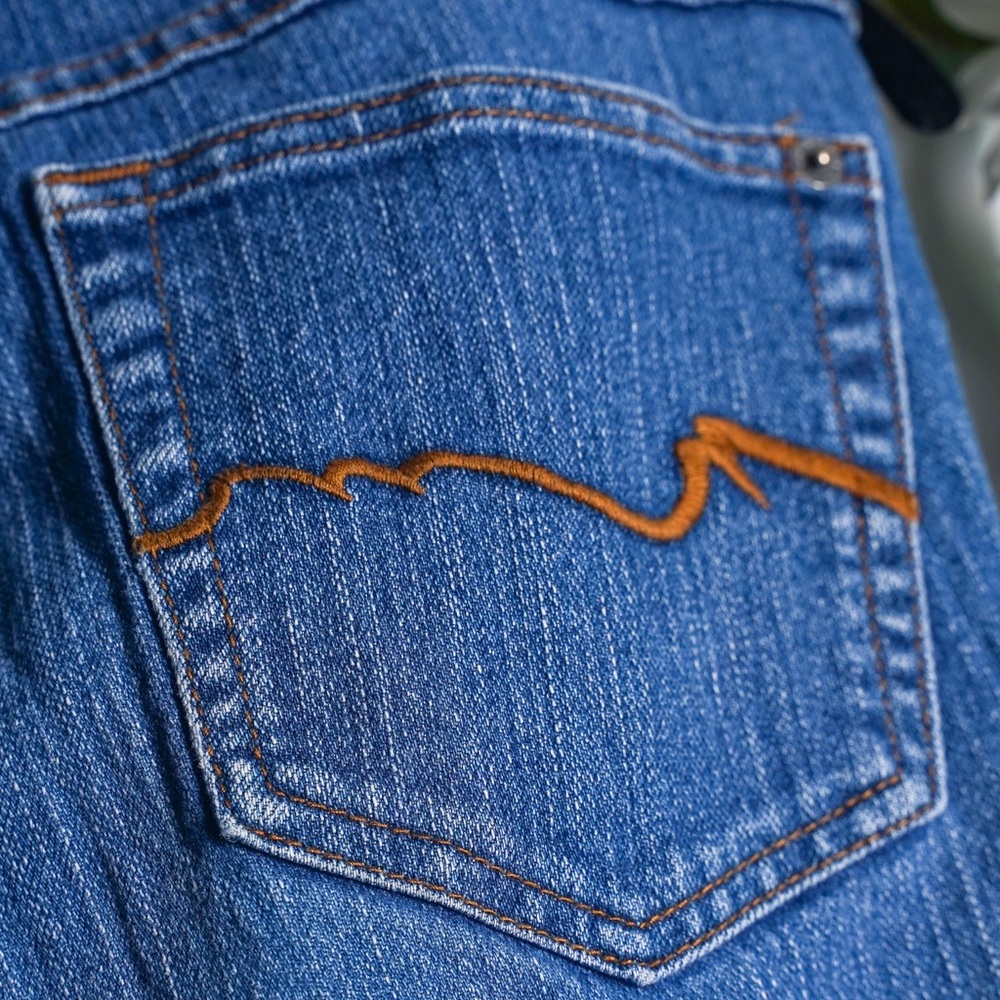 Nicole Miller Straight Leg Jeans Mid Rise size 12 - Picture 6 of 6